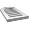 Ekena Millwork Octagonal Top Surface Mount PVC Gable Vent w/ 2"W x 1-1/2"P Brickmould Frame, 12"W x 22"H GVPOT12X2202SF - alternate 2